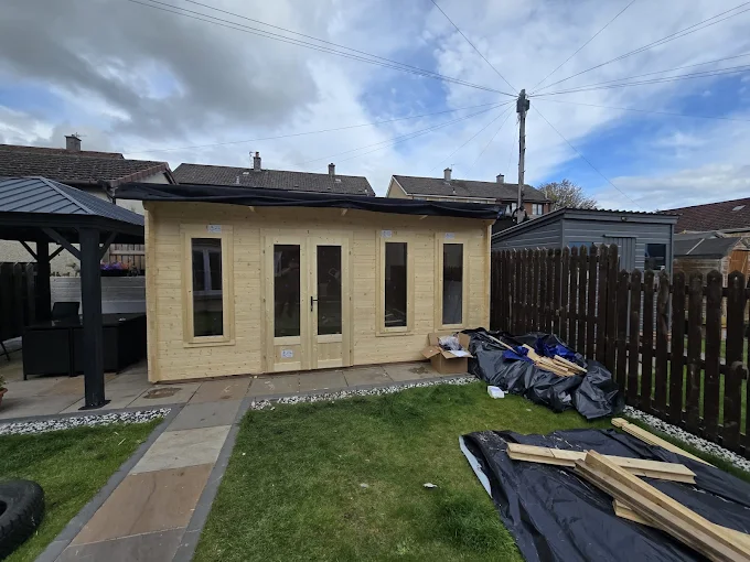 Bespoke garden room construction project