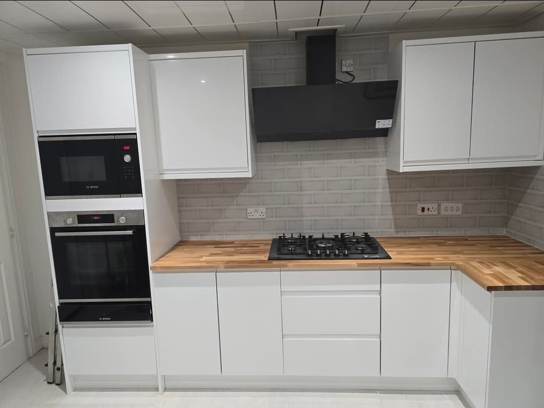 Completed home improvement project